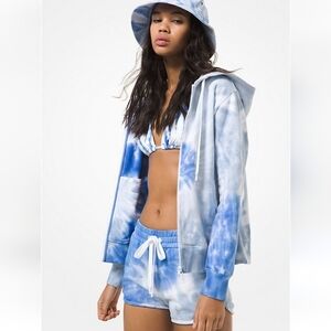 Michael‎ Kors Tie Dye hoodie,100% Cotton terry, Large